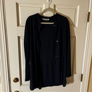 Scapa of Scotland navy blue cardigan